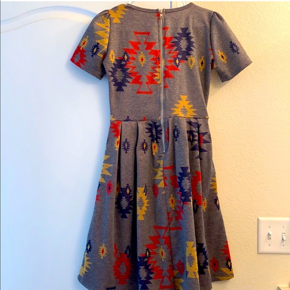 LuLaRoe Amelia Aztec Print Dress - Picture 2 of 3